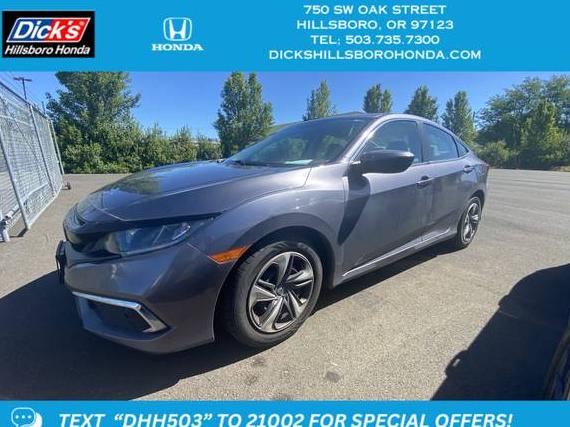 HONDA CIVIC 2020 19XFC2F67LE210504 image