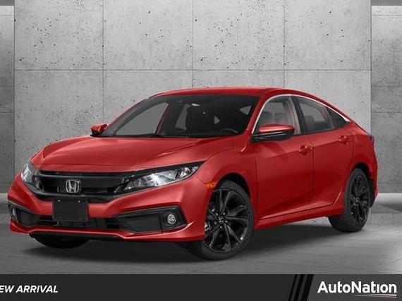 HONDA CIVIC 2020 2HGFC2F85LH593642 image