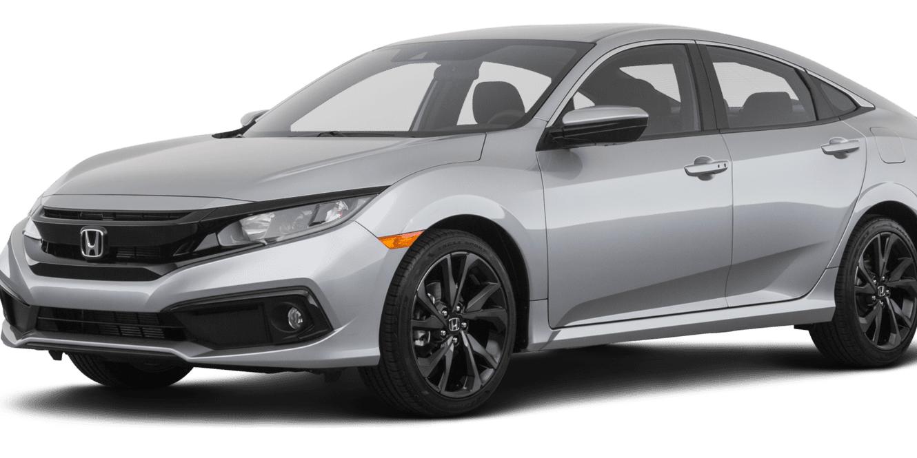 HONDA CIVIC 2020 2HGFC2F86LH598381 image