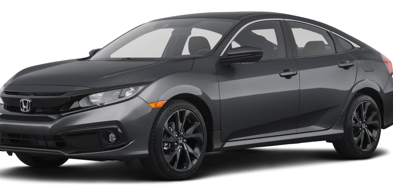 HONDA CIVIC 2020 19XFC2F81LE008629 image