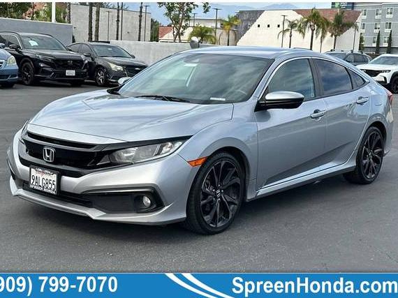 HONDA CIVIC 2020 19XFC2F88LE214790 image
