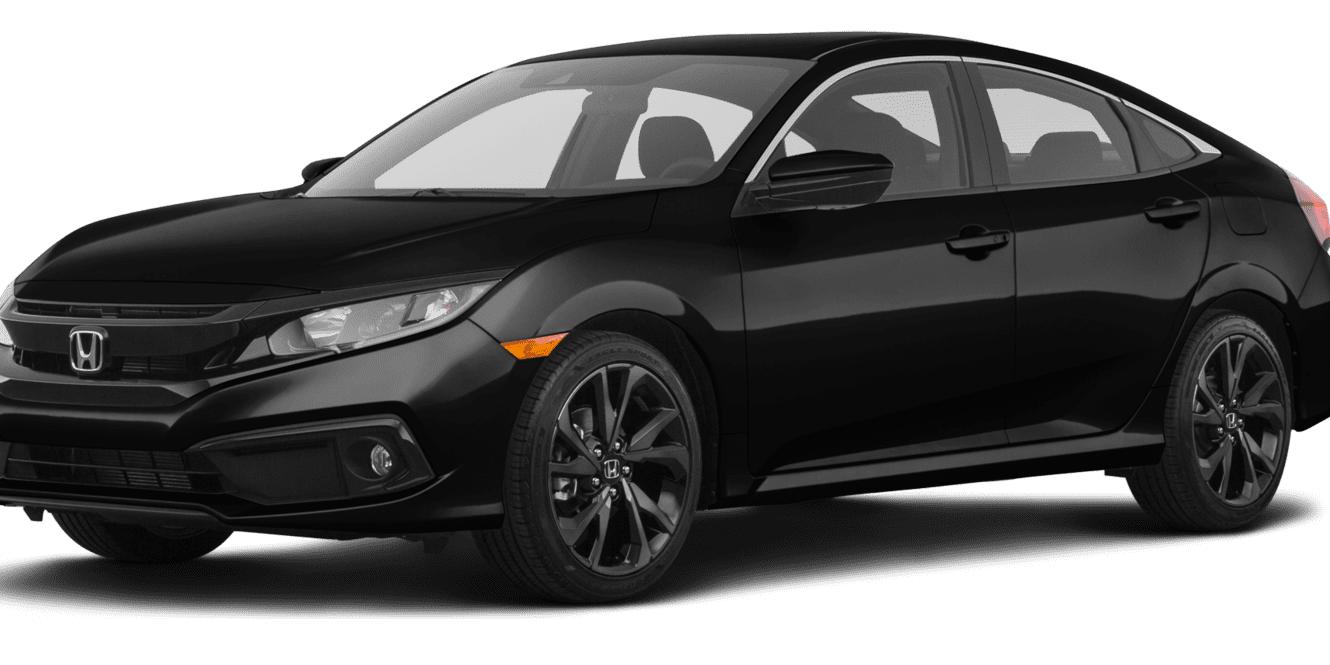 HONDA CIVIC 2020 19XFC2F81LE210130 image