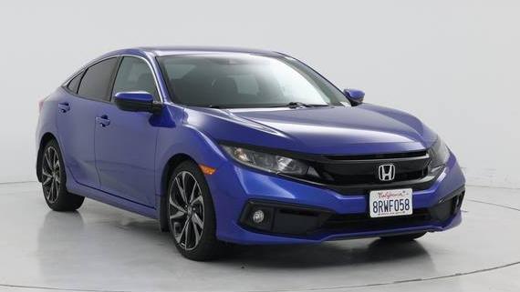 HONDA CIVIC 2020 2HGFC2F87LH560061 image