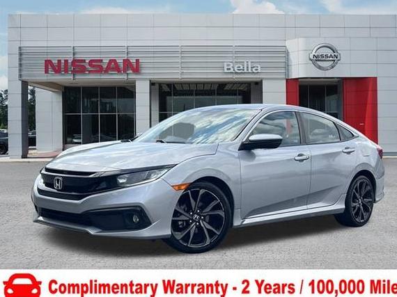 HONDA CIVIC 2020 19XFC2F81LE023888 image