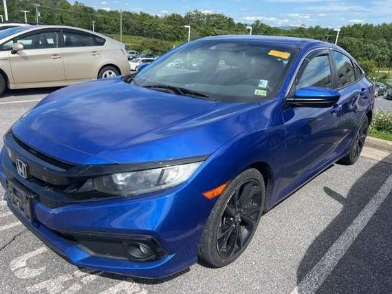 HONDA CIVIC 2020 2HGFC2F81LH543904 image
