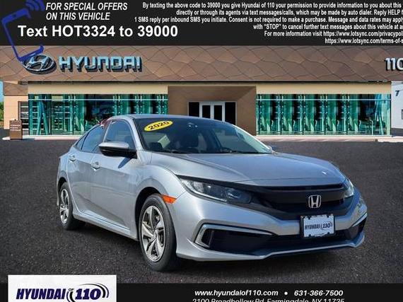 HONDA CIVIC 2020 2HGFC2F67LH543324 image