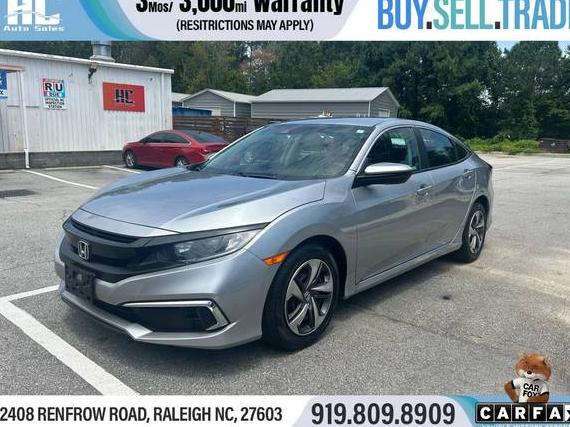 HONDA CIVIC 2020 2HGFC2F66LH590764 image