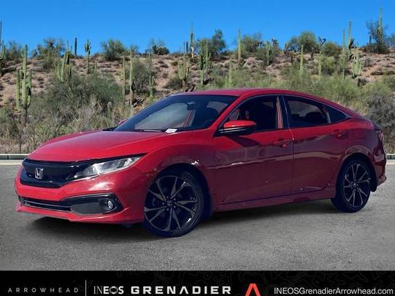 HONDA CIVIC 2020 2HGFC2F84LH548790 image