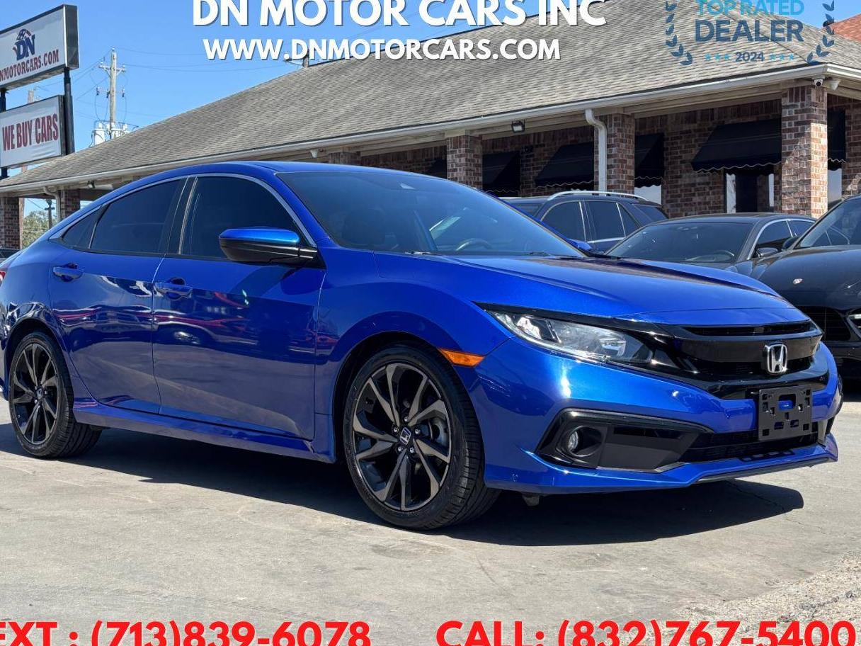 HONDA CIVIC 2020 2HGFC2F83LH584115 image