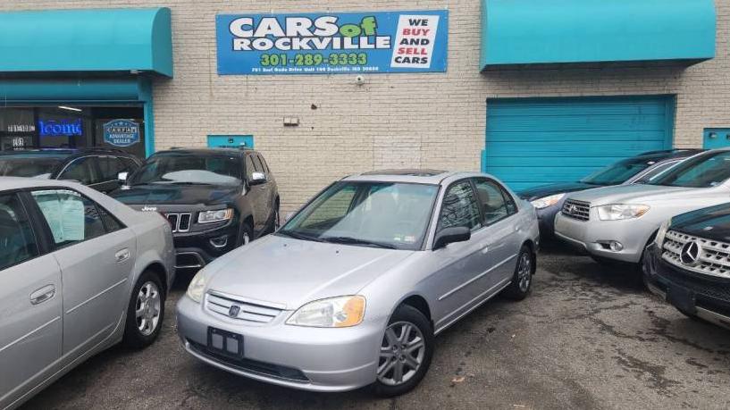 HONDA CIVIC 2003 1HGES26783L007590 image