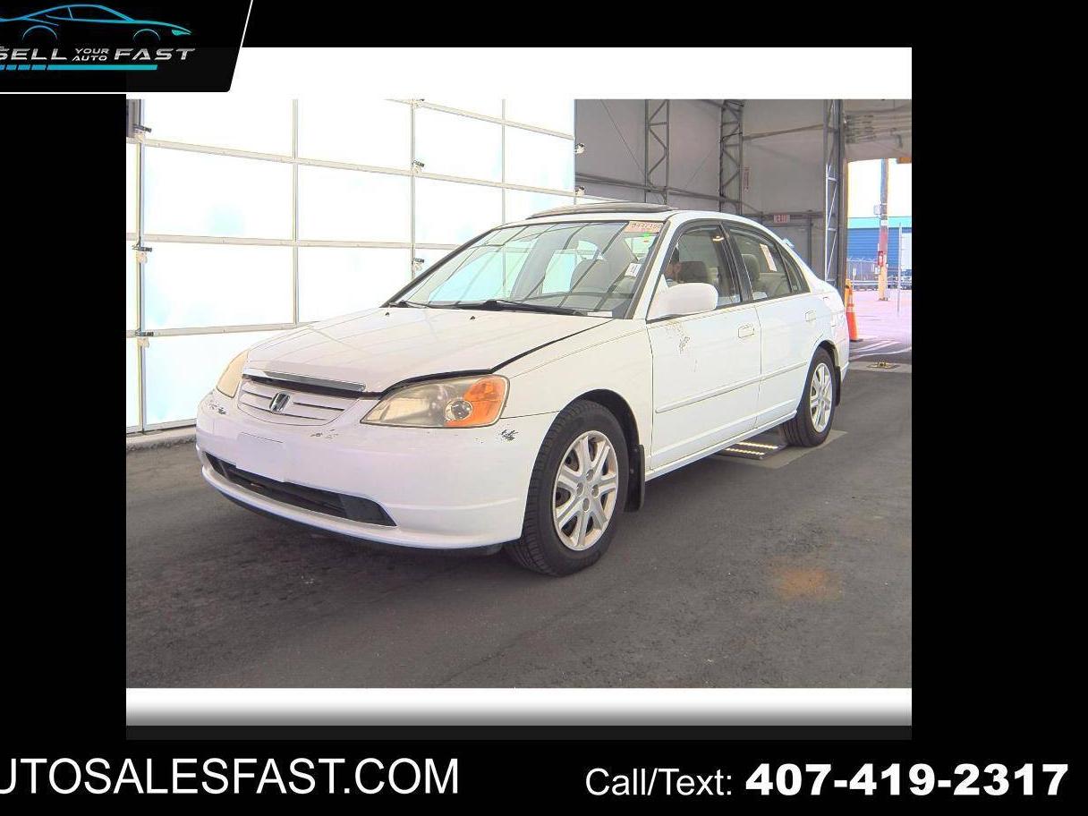 HONDA CIVIC 2003 2HGES267X3H598230 image