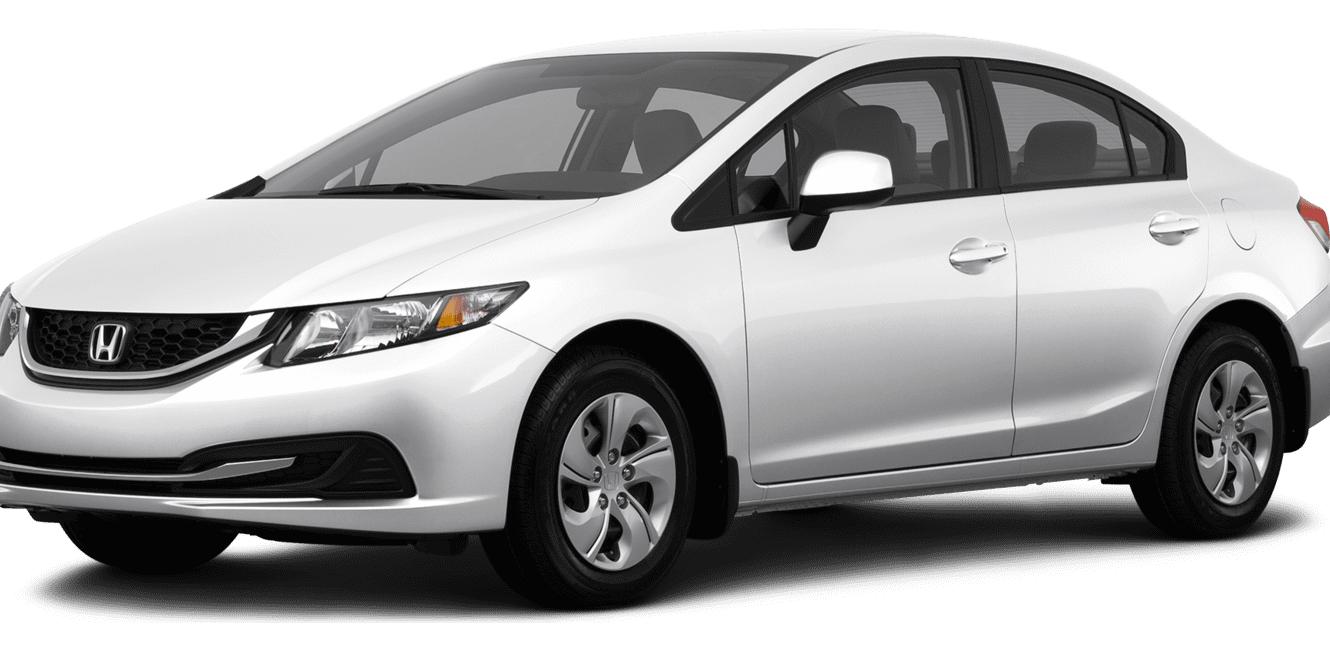 HONDA CIVIC 2013 2HGFB2F50DH602015 image