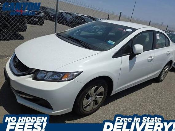 HONDA CIVIC 2013 19XFB2F52DE290046 image