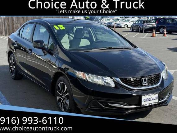 HONDA CIVIC 2013 19XFB2F86DE247355 image