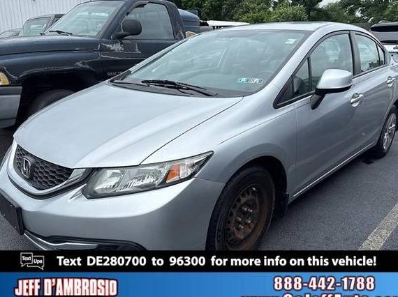 HONDA CIVIC 2013 19XFB2F50DE280700 image