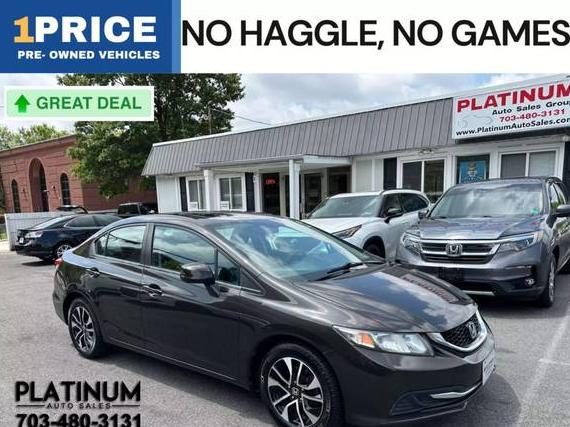 HONDA CIVIC 2013 19XFB2F80DE221947 image