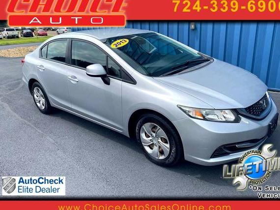 HONDA CIVIC 2013 19XFB2F58DE018665 image