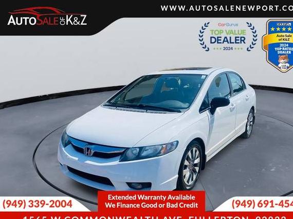 HONDA CIVIC 2010 19XFA1F95AE013502 image