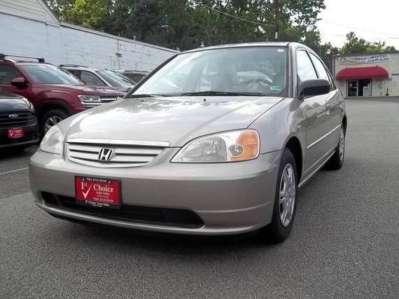 HONDA CIVIC 2001 2HGES16571H524740 image