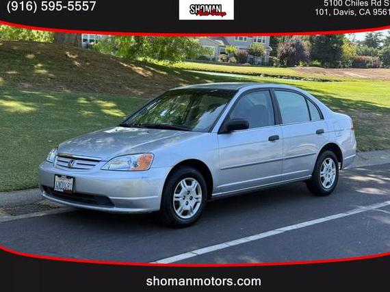 HONDA CIVIC 2001 2HGES16561H507234 image