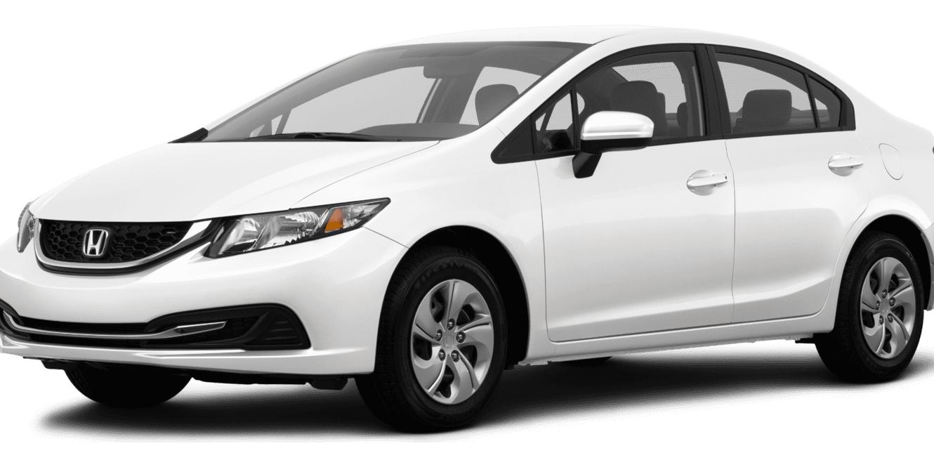 HONDA CIVIC 2014 2HGFB2F5XEH557201 image