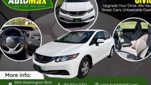 HONDA CIVIC 2014 19XFB2F58EE229933 image