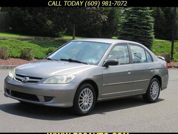 HONDA CIVIC 2005 2HGES16565H584384 image