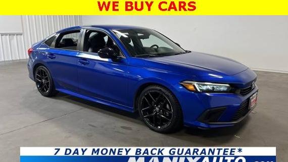 HONDA CIVIC 2022 2HGFE2F57NH599994 image