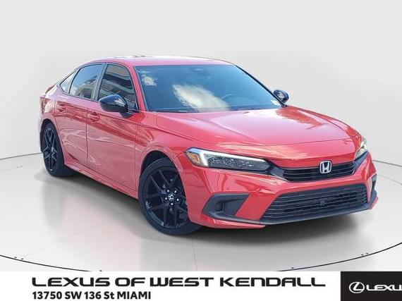 HONDA CIVIC 2022 2HGFE2F59NH609490 image