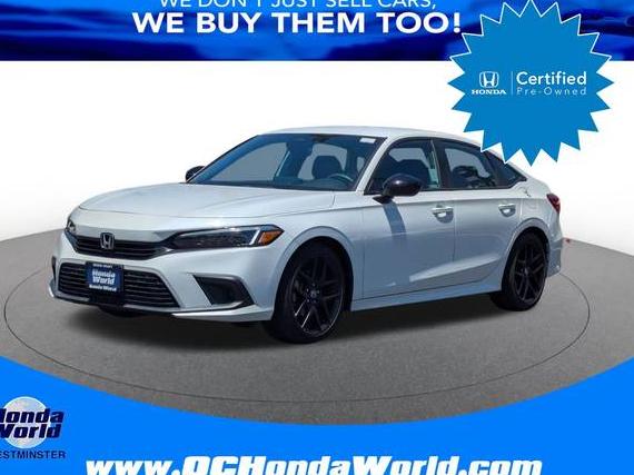 HONDA CIVIC 2022 2HGFE2F51NH514714 image