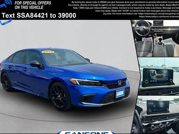HONDA CIVIC 2022 2HGFE2F57NH598442 image