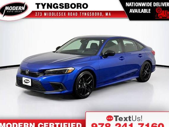 HONDA CIVIC 2022 2HGFE2F52NH597800 image