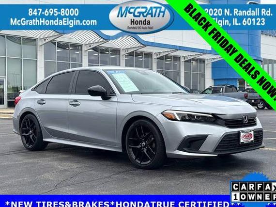 HONDA CIVIC 2022 2HGFE2F58NH503337 image