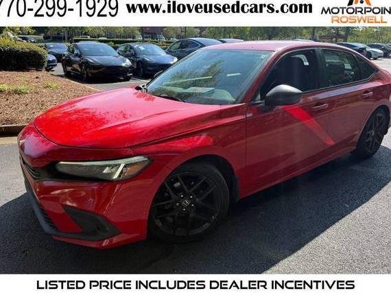 HONDA CIVIC 2022 2HGFE2F59NH570173 image