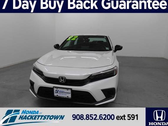 HONDA CIVIC 2022 2HGFE2F53NH596977 image