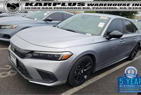 HONDA CIVIC 2022 2HGFE2F51NH601352 image