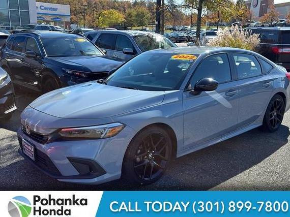 HONDA CIVIC 2022 2HGFE2F58NH580709 image