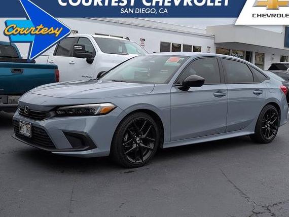 HONDA CIVIC 2022 2HGFE2F58NH590866 image