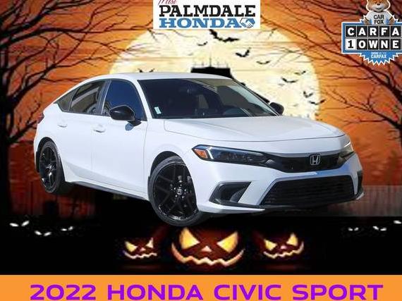 HONDA CIVIC 2022 19XFL2H80NE022554 image HONDA CIVIC 2022 19XFL2H80NE022554 image