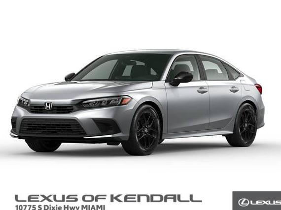 HONDA CIVIC 2022 2HGFE2F58NH597588 image