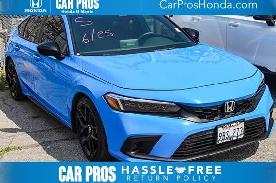 HONDA CIVIC 2022 19XFL2H88NE017439 image