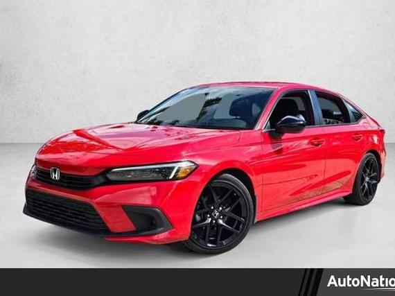 HONDA CIVIC 2022 2HGFE2F57NH609729 image