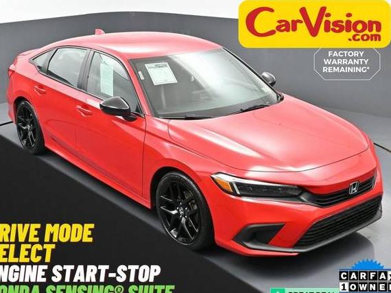 HONDA CIVIC 2022 2HGFE2F56NH597945 image