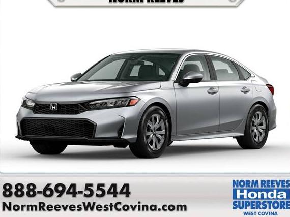 HONDA CIVIC 2025 2HGFE2F2XSH603926 image