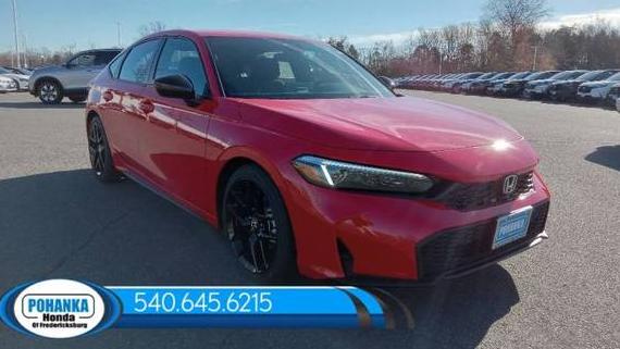 HONDA CIVIC 2025 19XFL2H80SE009265 image