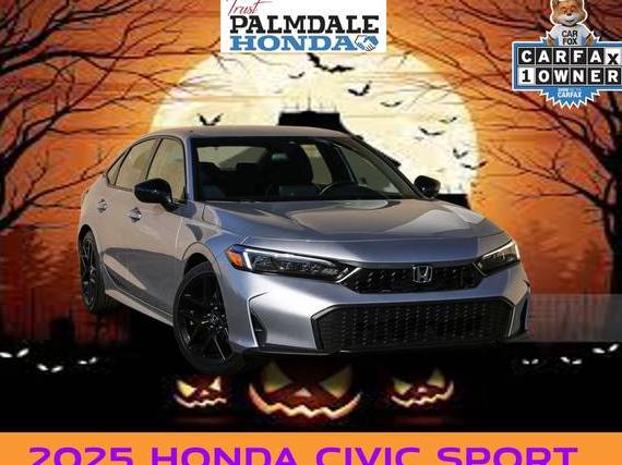 HONDA CIVIC 2025 2HGFE2F52SH569314 image