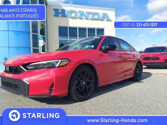 HONDA CIVIC 2025 2HGFE2F58SH501275 image