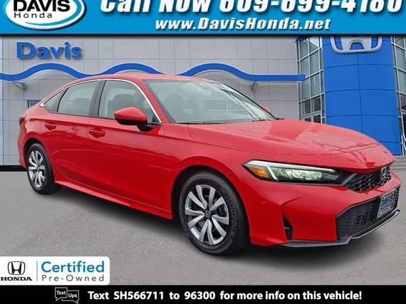 HONDA CIVIC 2025 2HGFE2F20SH566711 image