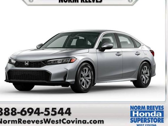 HONDA CIVIC 2025 2HGFE2F20SH548015 image