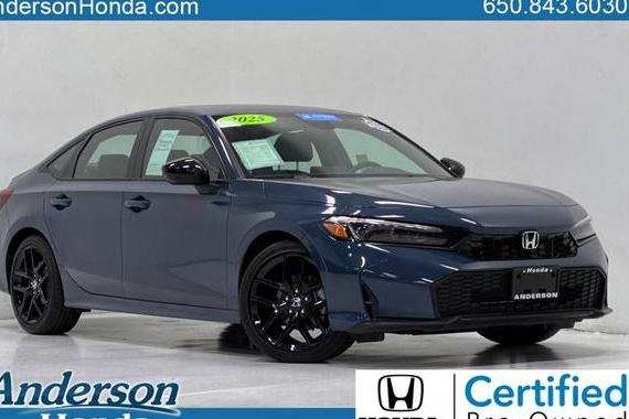 HONDA CIVIC 2025 2HGFE2F59SH607119 image